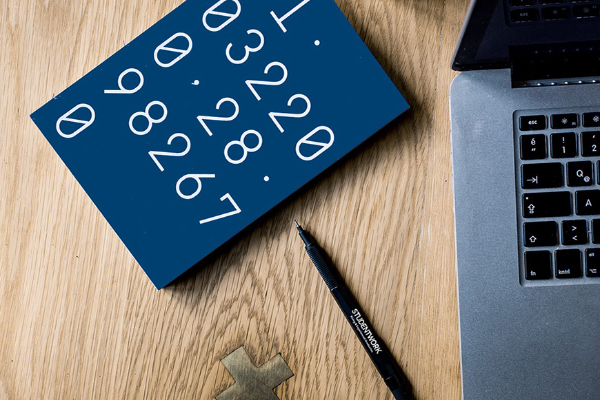 Numbers Computer Desk