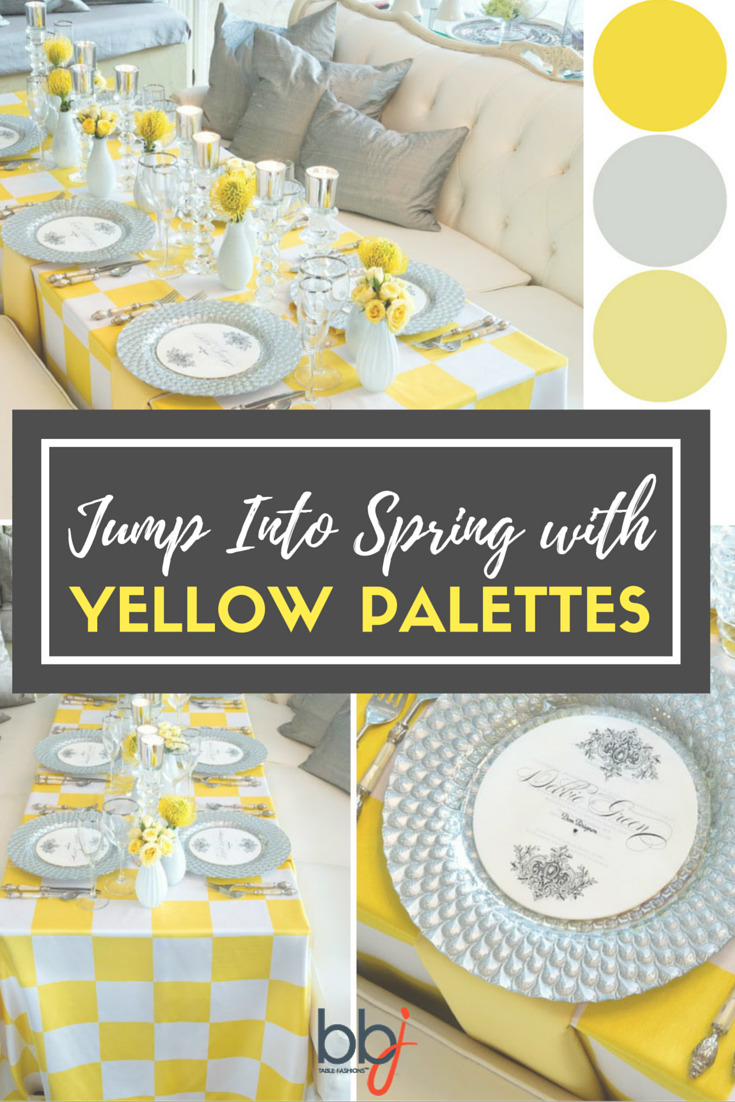 Jump Into Spring with Yellow Palettes | BBJ Linen