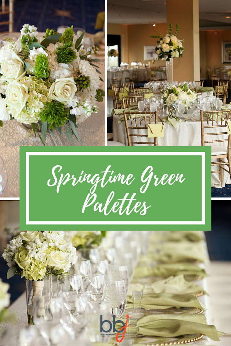 Springtime Green Palettes | BBJ Linen