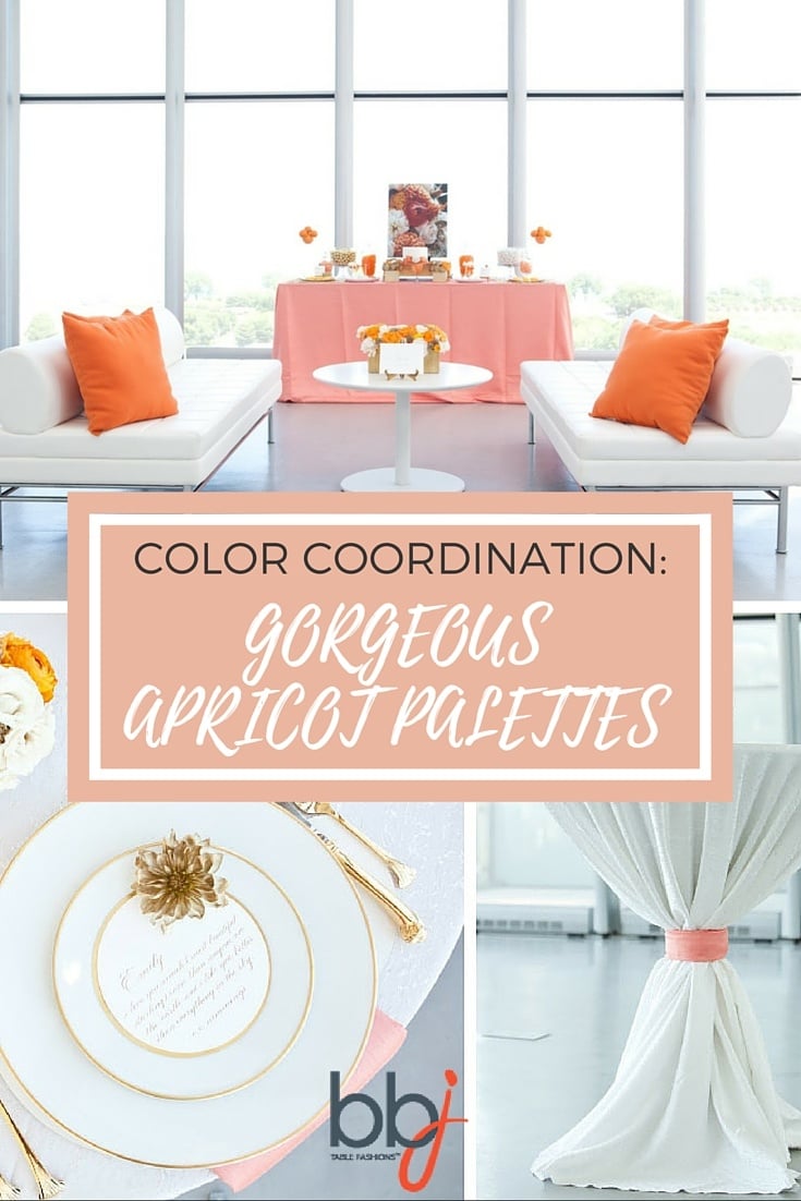 Color Coordination: Gorgeous Apricot Palettes | BBJ Linen