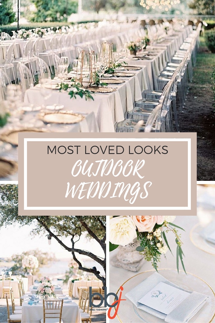 Most Loved Looks: Outdoor Weddings | BBJ Linen