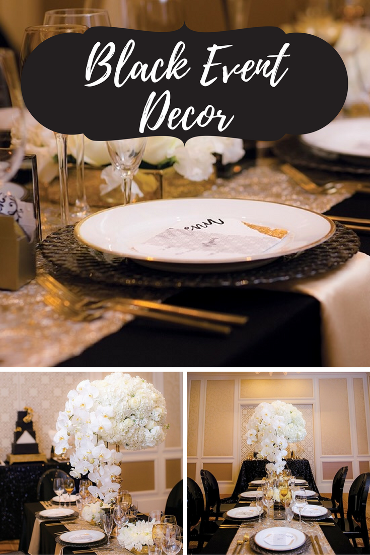 Using Black for Your Event