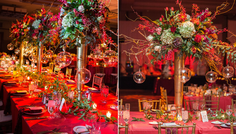Color-Drenched Banquet Tables | BBJ Linen
