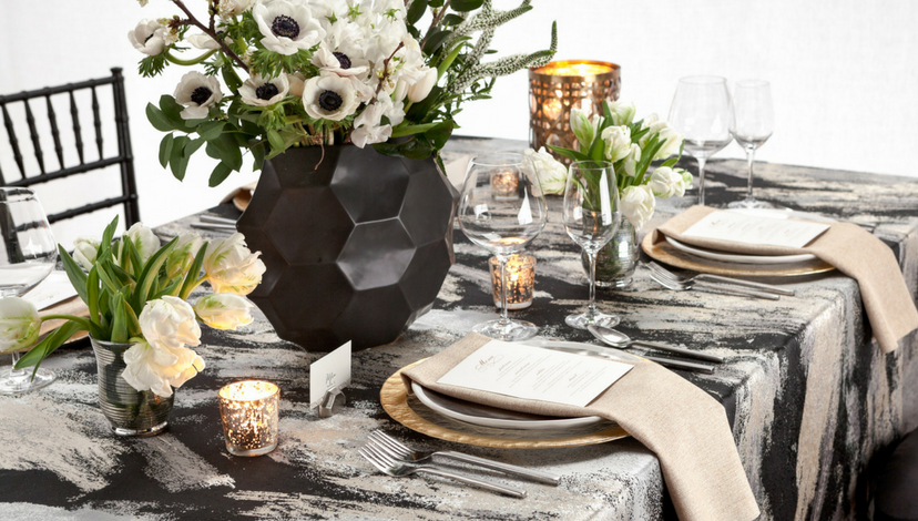 Black Allure Table | BBJ Linen