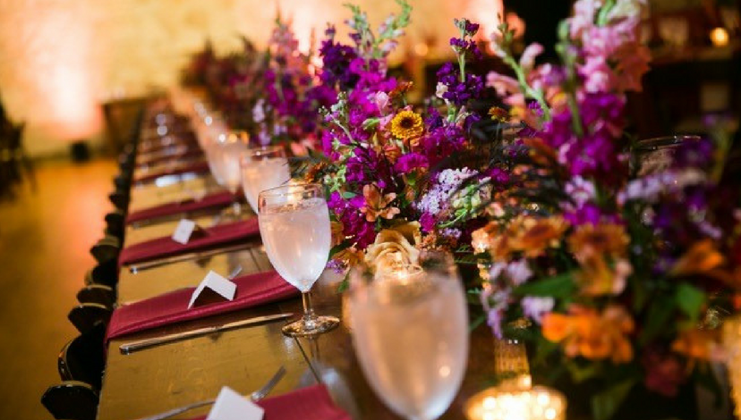 Room-length Family Wedding Table | BBJ Linen