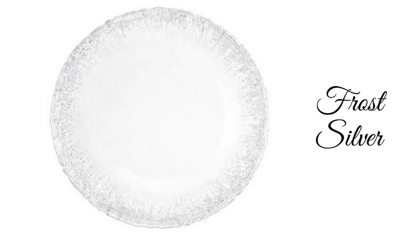 Forst Silver Charger Plate | BBJ Linen