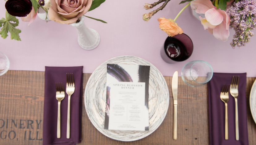 Purple Event Table | BBJ Linen