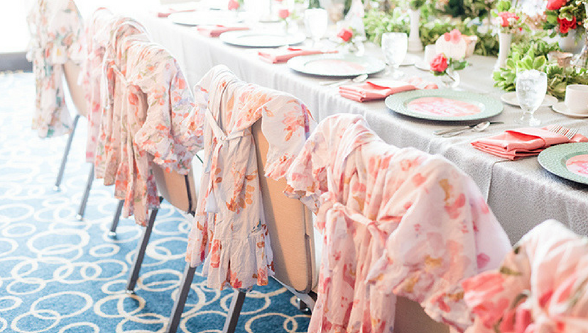 Floral Bridesmaids Robes | BBJ Linen