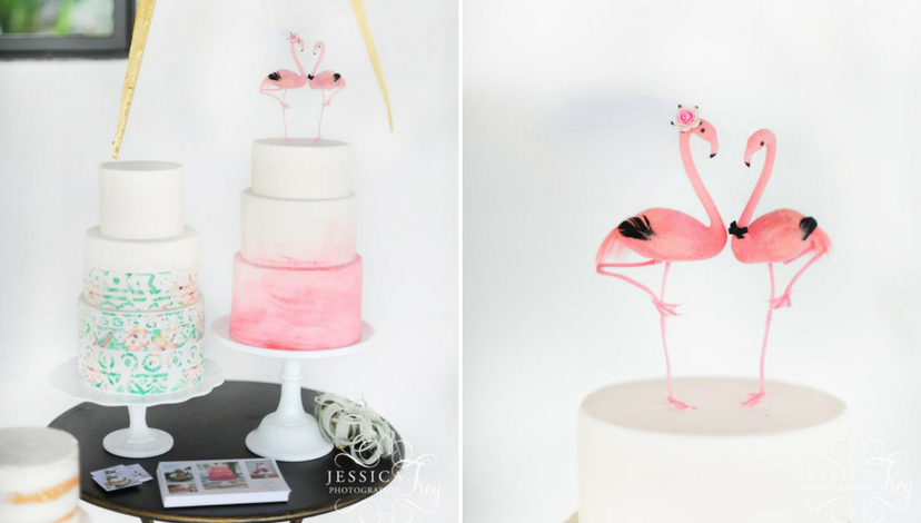 Lovebirds Cake | BBJ Linen