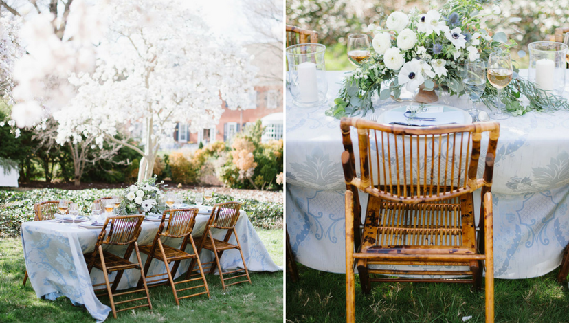 Layred Garden Wedding | BBJ Linen