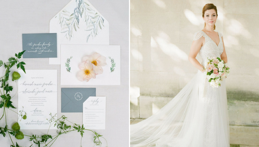 Garden Wedding Invitations | BBJ Linen