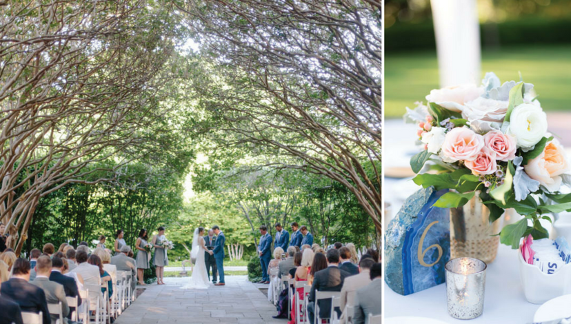 Blue Accent Wedding | BBJ Linen