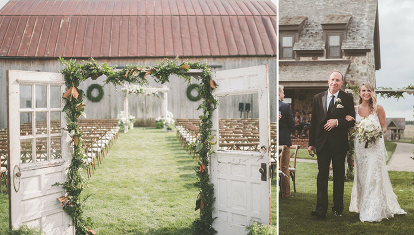 Wedding Aisle Doors | BBJ Linen