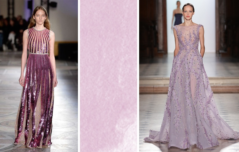 Pink Lavender Fashion 2018 - Giambattista Valli Paris Haute Couture and Tony Ward