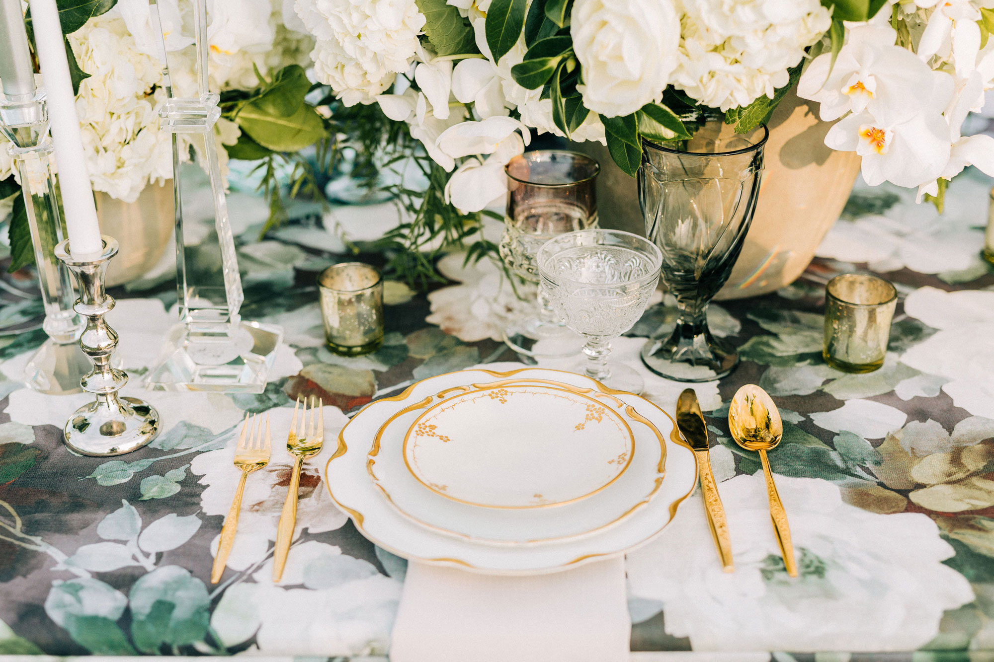 Vineyard Wedding Tablescape 