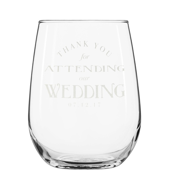 wine wedding favors glassware