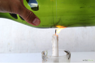 How to Make a Chandelier from Old Wine Bottles Step 2 Cut