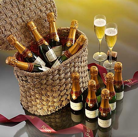 mini bottles in a basket.jpg