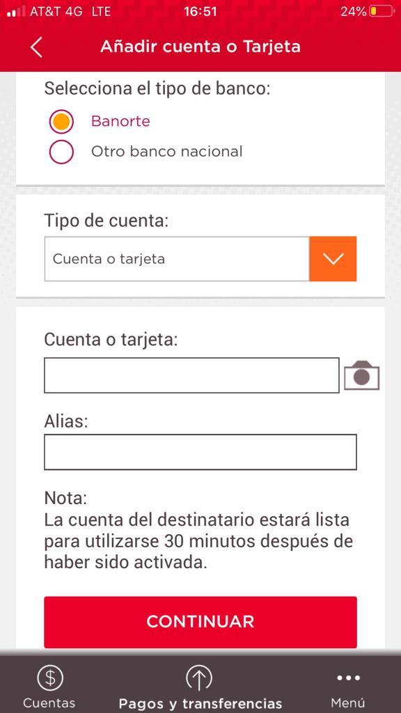 banorte-movil-añadir-cuenta