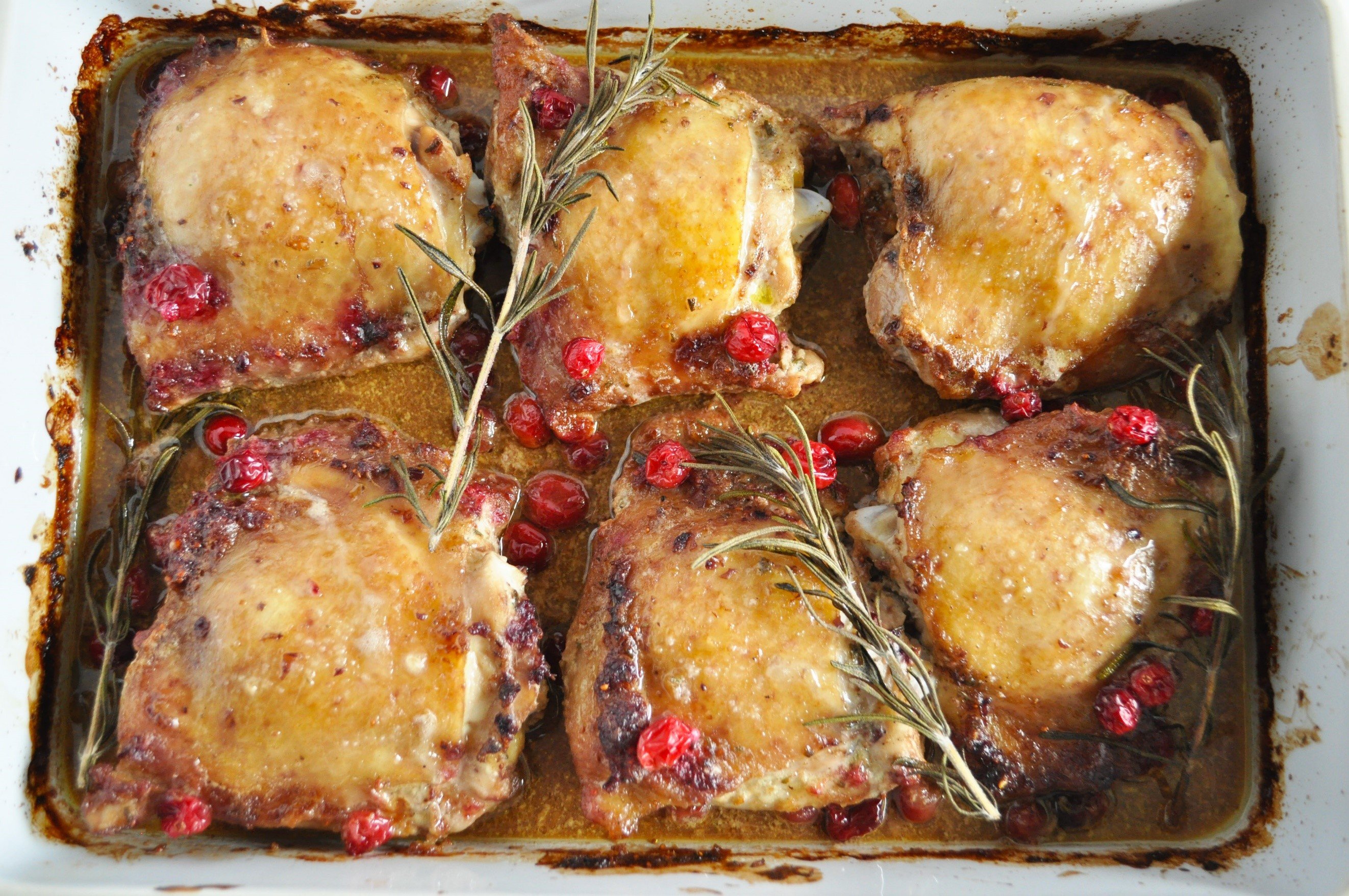 6 Cranberry Rosemary Chicken