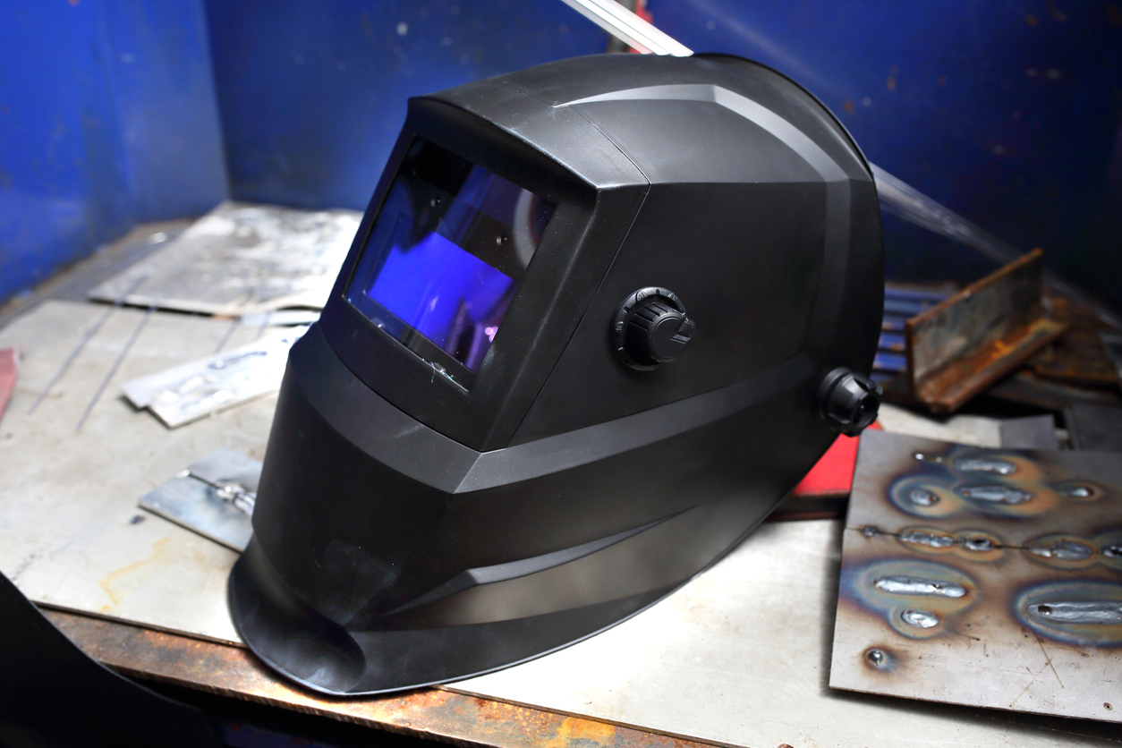 Mascara para soldar careta de oscurecimiento automatico casco soldador  welding