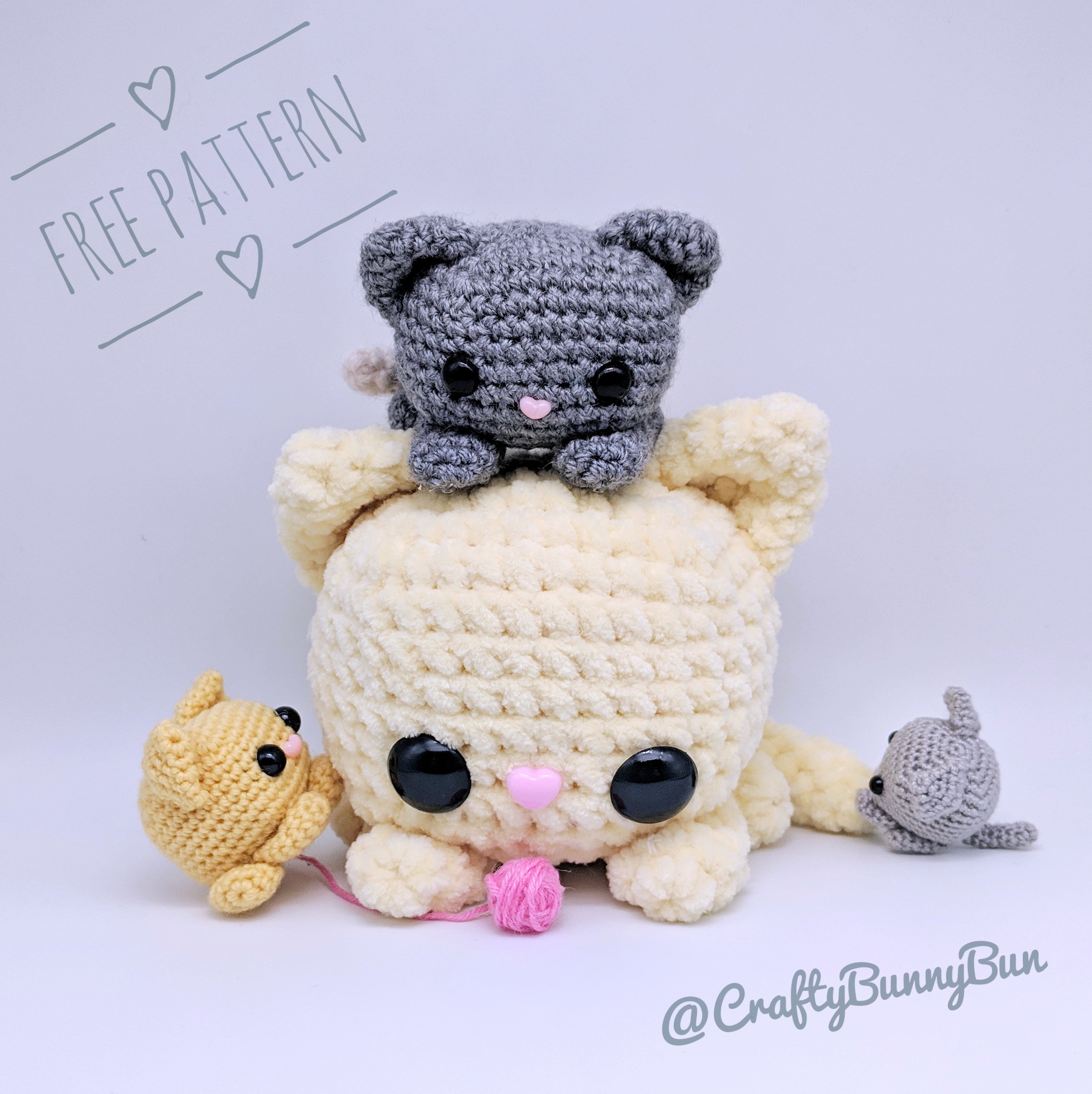Easy DIY Crochet Cat Pattern for Beginners (Free)