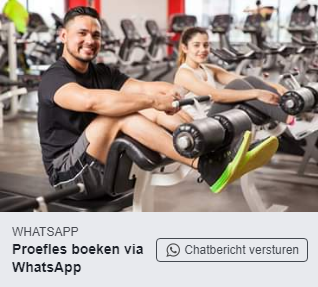 Voorbeeldadvertentie Whatsapp