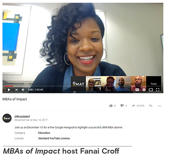 'MBAs of Impact' host Fanai Croff 'MBAs of Impact' host Fanai Croff