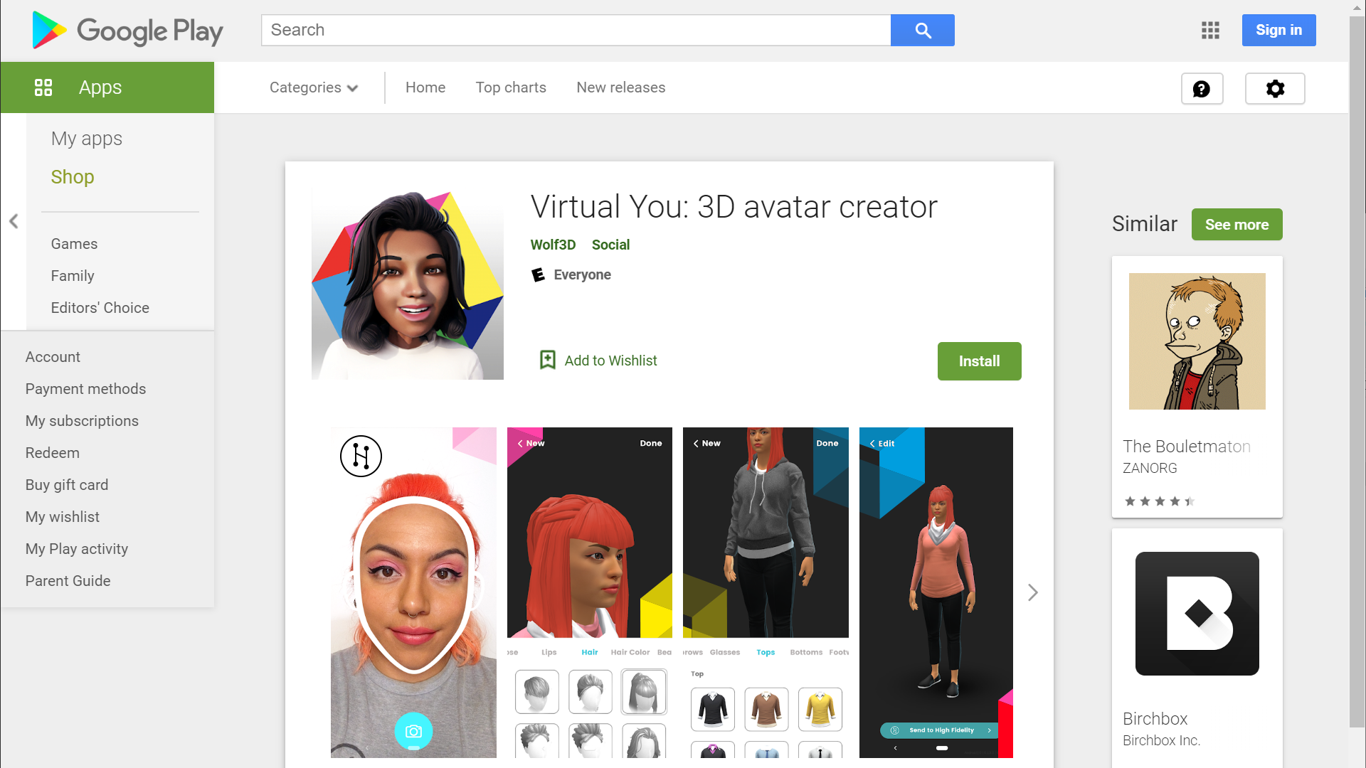 Avatar Maker: Make Your Own Av - Apps on Google Play