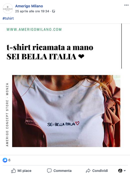 sei bella italia T shirt