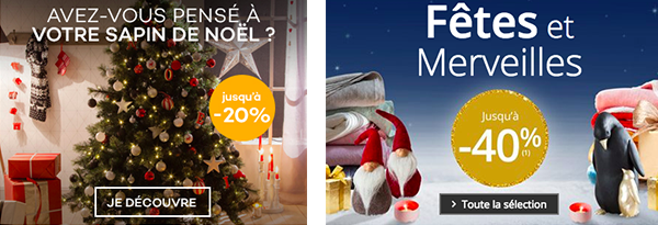 Promotions de Noël e-commerce