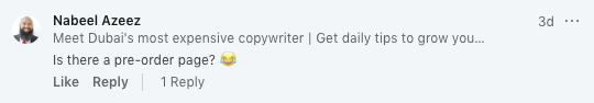 bad example linkedin headline