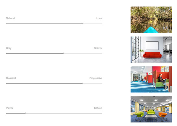 screenshot of virtual design charrette tool