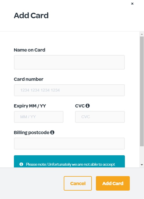 Add Card