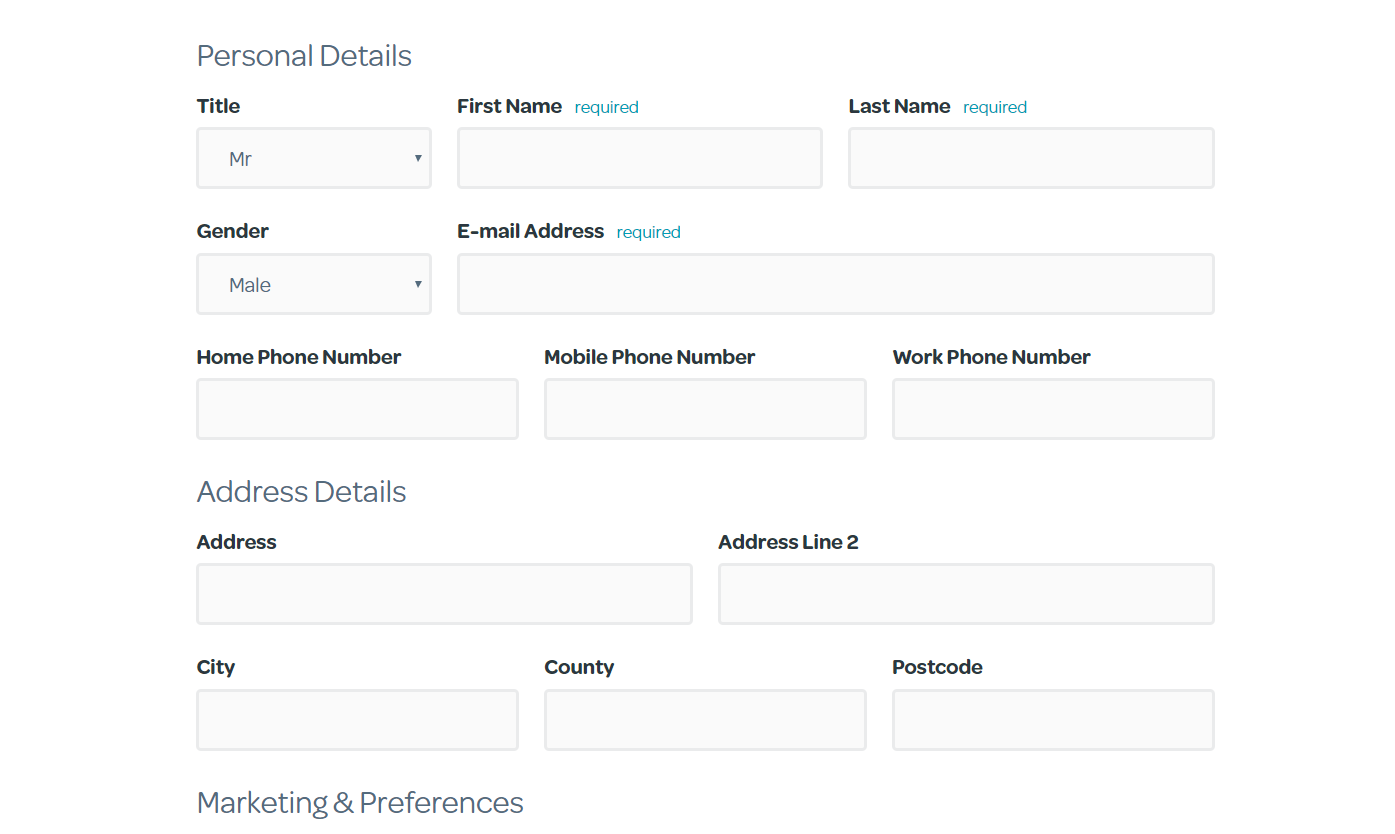 Personal details