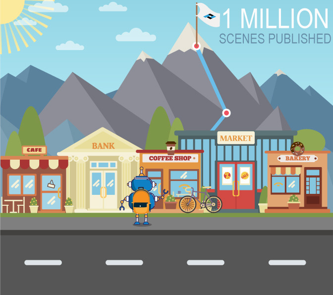 Panoskin Publishes 1 Million Scenes