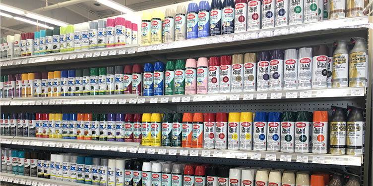 hardware store spray paint for cosplay