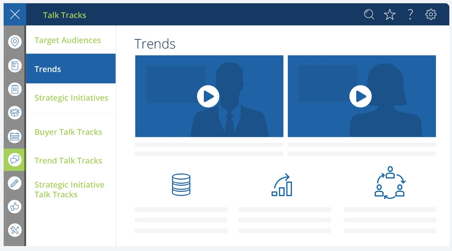 vPlaybook sales enablement dashboard