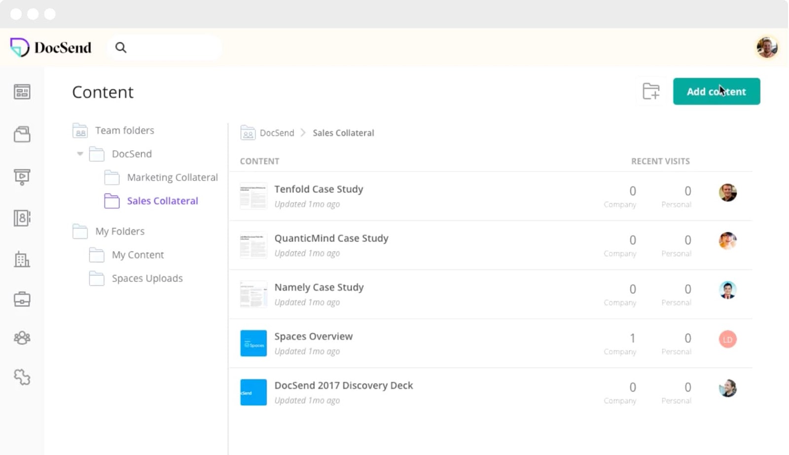 DocSend document sharing software