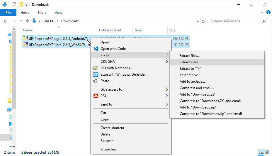 extract your wordress plugin zip file
