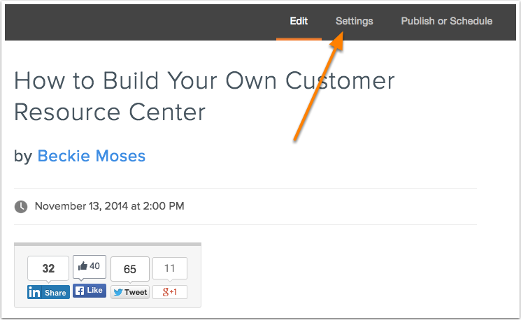 HubSpot Help article screenshot