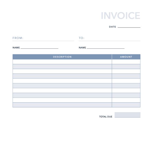 free invoicesreceipts pdf excel template hubspot