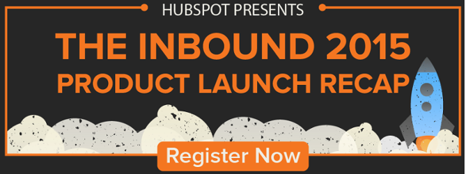 live webinar: INBOUND 2015 HubSpot product launches