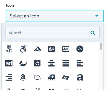 icon field