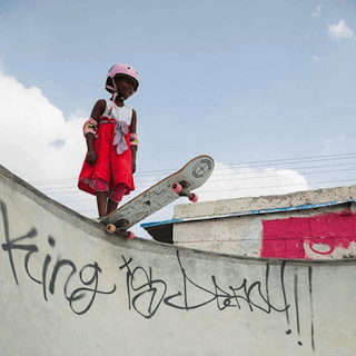 Vans Instagram featuring Kamali, an Indian girl who skateboards