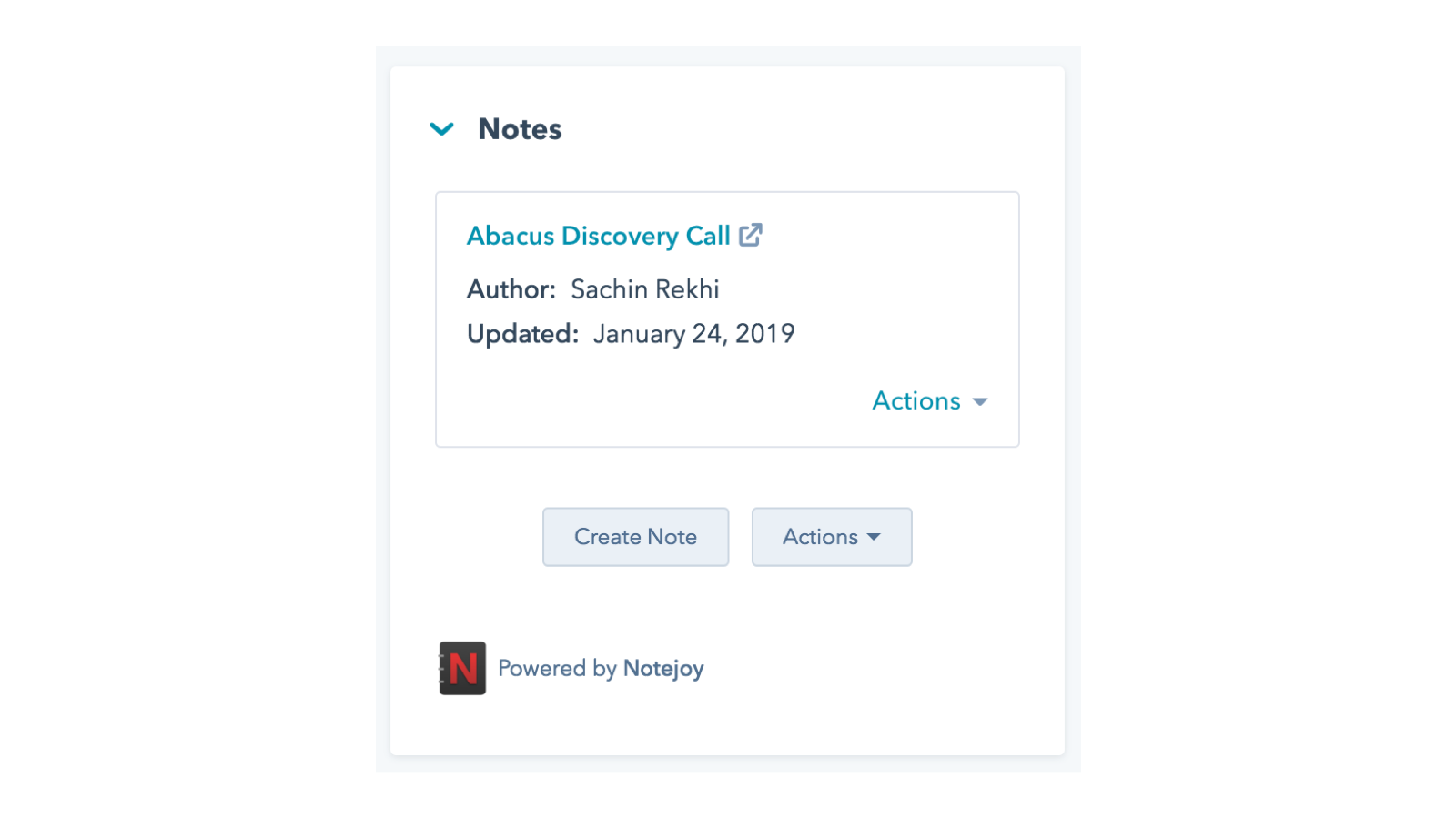 View and edit notes from HubSpot