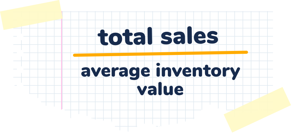 inventory turnover rate formula