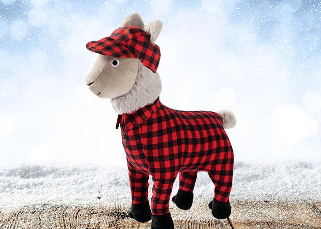 Prestige Christmas Plush Feelin Festive Pajama Llama Soft Toy