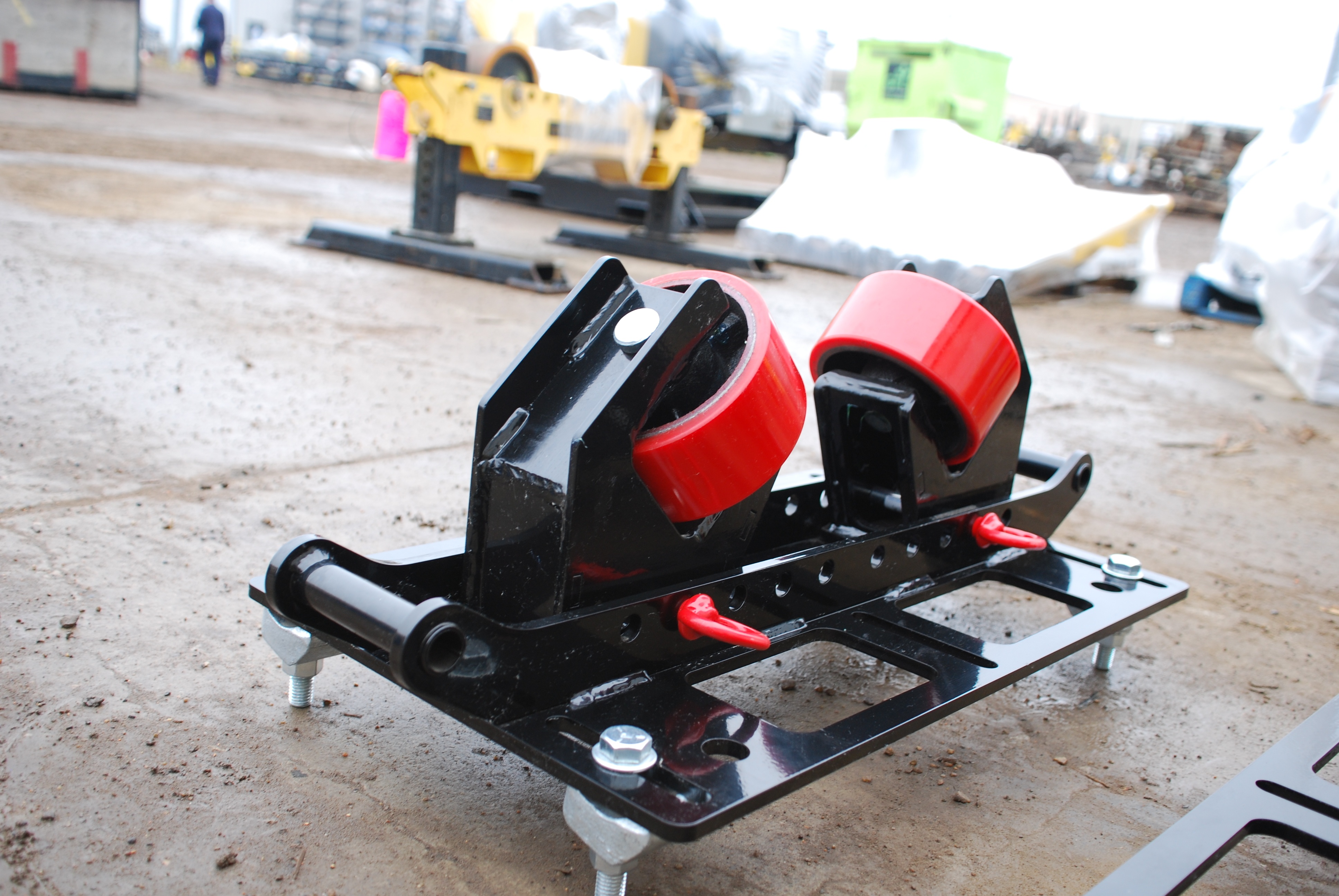 2-Ton Pipe Rack Beam Clamp Rigging Rollers HZ2-100