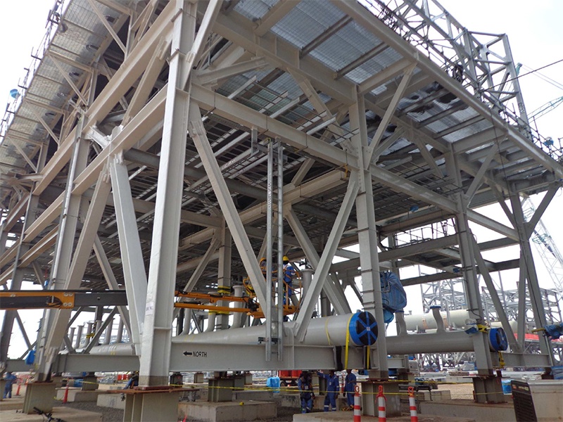 10Ton Unidirectional Ibeam Pipe Rigging Rollers HZD48100